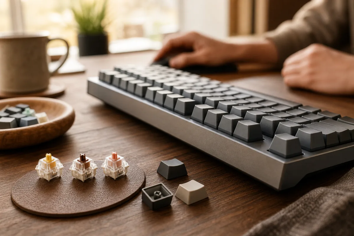 Mechanische Tastatur: linear, taktil oder klickend?